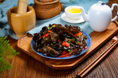 家常菜肴美食凉拌秋耳