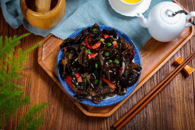 家常菜肴美食凉拌秋耳