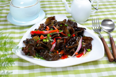 家常菜肴美食凉拌秋耳