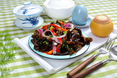 家常菜肴美食凉拌秋耳