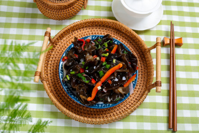 家常菜肴美食凉拌秋耳