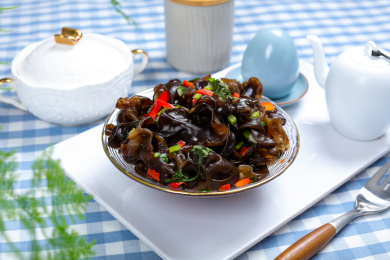 家常菜肴美食凉拌秋耳
