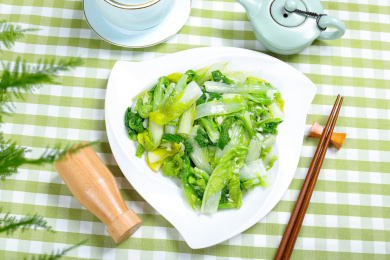 清炒时蔬菜炒小白菜