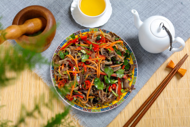 美味特色菜小炒毛肚丝