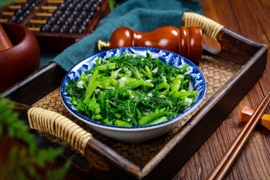 凉拌茴香苗