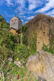 中国广西柳州市柳城县妙景屯农村建筑
