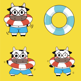 游泳圈牛牛ip