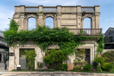 浙江省宁波市老外滩残壁