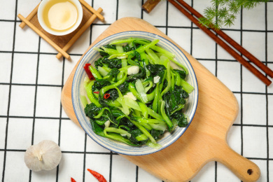 美食菜肴小炒生炒塔菜