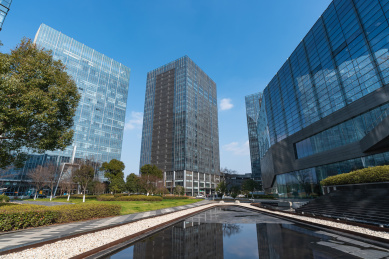 中国江苏省苏州市张家港国泰金融广场建筑