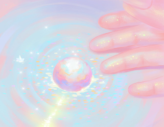 星球插画治愈壁纸