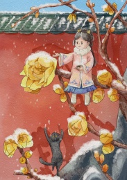 观雪赏梅