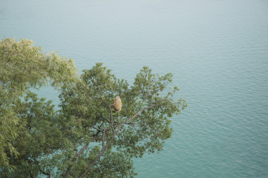 重庆北碚金刚碑美丽的江景