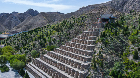 宁夏青铜峡一百零八塔