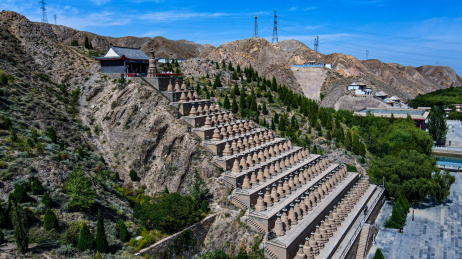 宁夏青铜峡一百零八塔