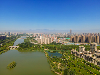 宁夏银川凤凰桥城市地标建筑