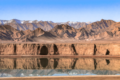 青海可可西里昆仑山风光