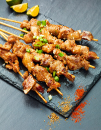 烧烤鸭肉串