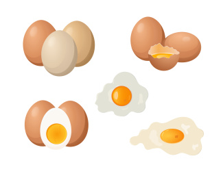 鸡蛋素材