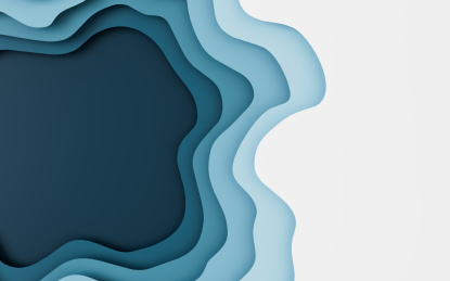 创意曲线纸张背景3D渲染