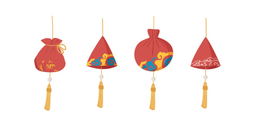 端午节传统荷包香囊