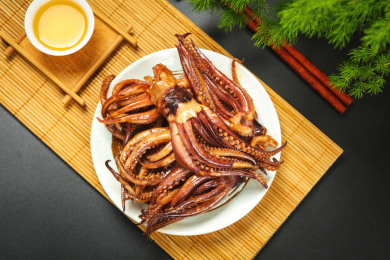 海味小吃麻辣鱿鱼须