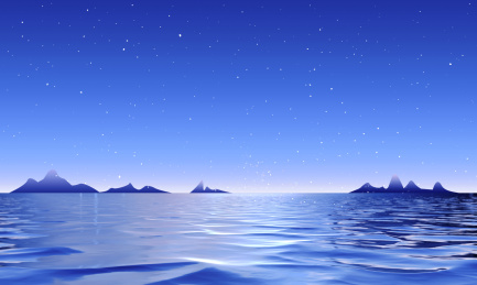 月亮星空元宇宙超现实主义插画海报