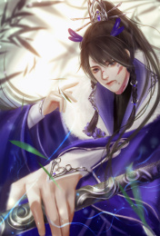 古风男人竹林御敌