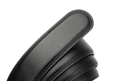 黑色皮带材质局部特写