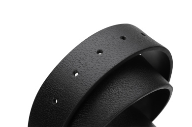 黑色皮带材质局部特写