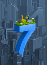 由数字七创作的创意插画