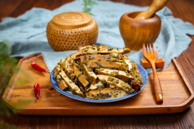 美味家常菜雪菜炒豆干