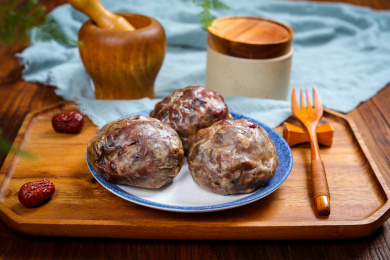 糕点美食小吃黏豆包