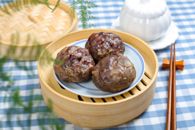 糕点美食小吃黏豆包