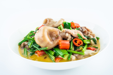 湘菜美食香辣鱼鳔