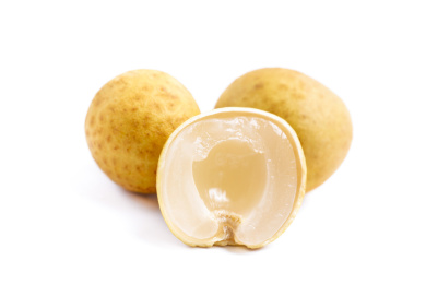 白底上的桂圆 龙眼