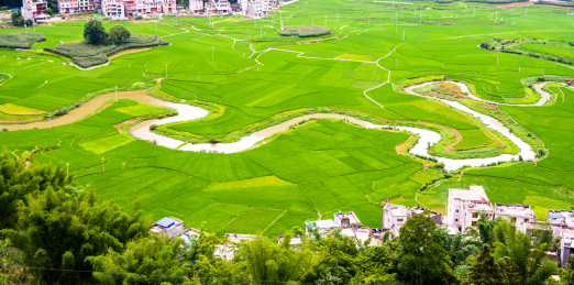 广西河池夏天的巴马命河