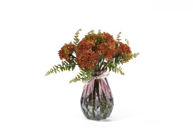 仿真花白色背景