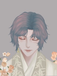 安静的少年 垂眸的样子似有佛性