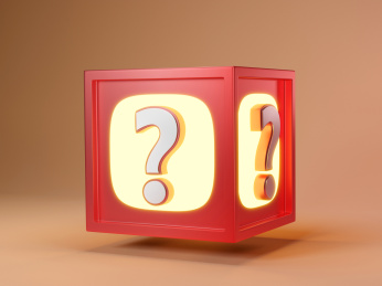 3D带问号的发光盲盒创意盒子