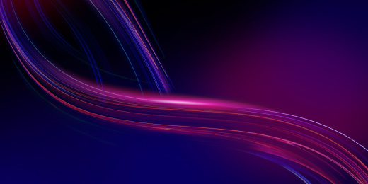 渐变炫彩大气年会展板