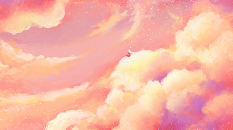 清新甜美天空云彩插图