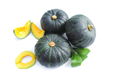 白底上摆放着贝贝瓜