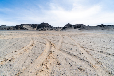 中国青海冷湖黑山戈壁