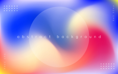 流体渐变多彩风格年会背景科技未来抽象海报