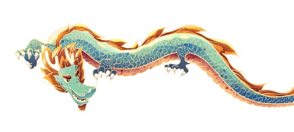 青龙插画