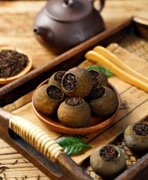 小青柑青桔普洱茶