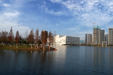 中国浙江杭州临平艺尚小镇风光