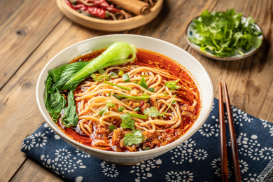 传统美食重庆小面