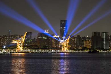 中国上海徐汇滨江工业遗迹